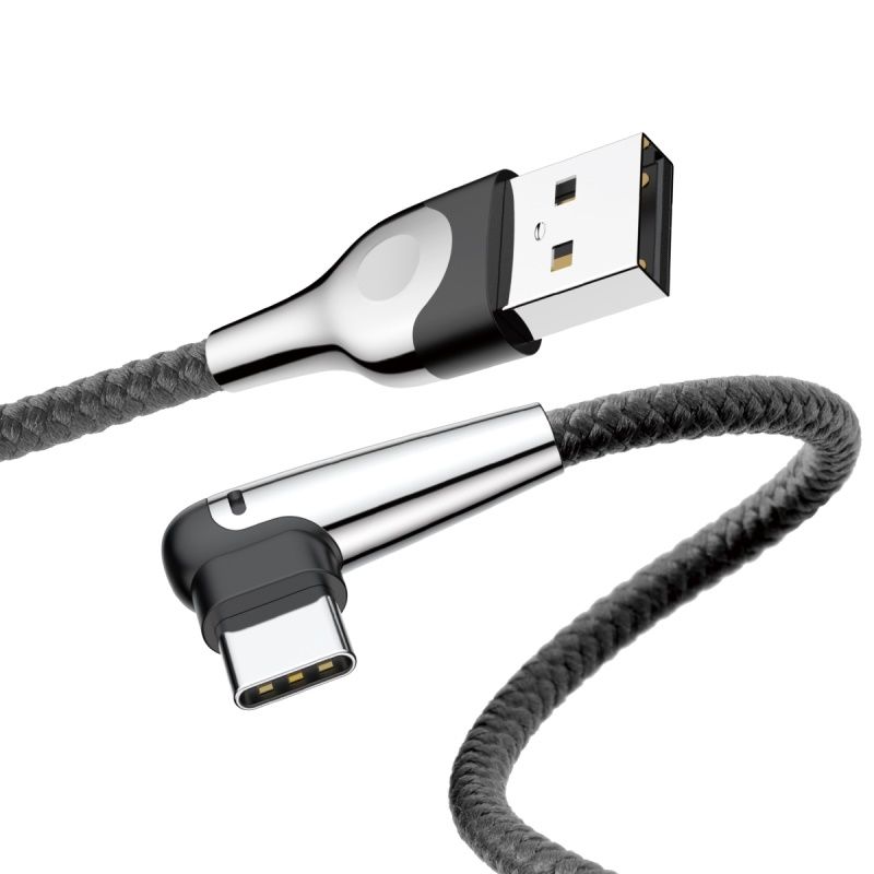  Кабель Baseus MVP USB-A - USB-C, оплетка,  2A, цвет - чёрный, длина - 2м